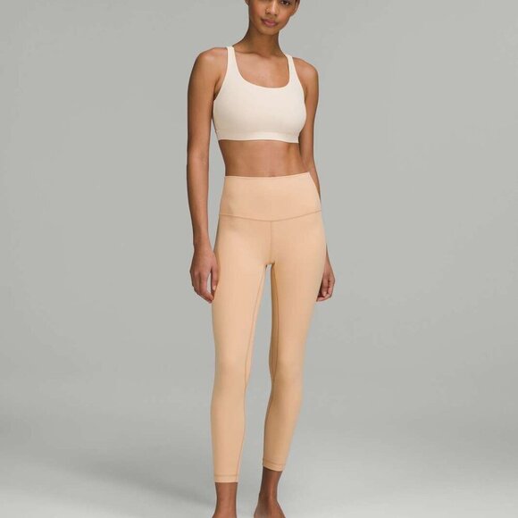 Lululemon Align High Rise Pant 25" Beige Size 4 Athletic - Picture 2 of 7